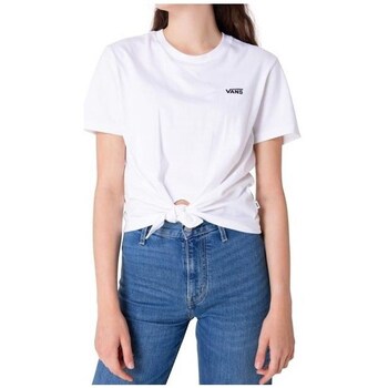 Clothing Women Short-sleeved t-shirts Vans WM Junior V Knot Tee White