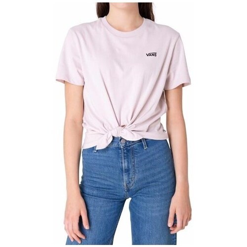 Clothing Women Short-sleeved t-shirts Vans WM Junior V Knot Tee Pink