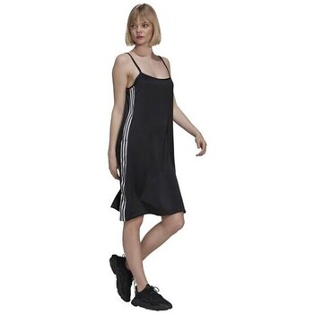 Clothing Women Dresses adidas Originals Adicolor Classics Satin Black