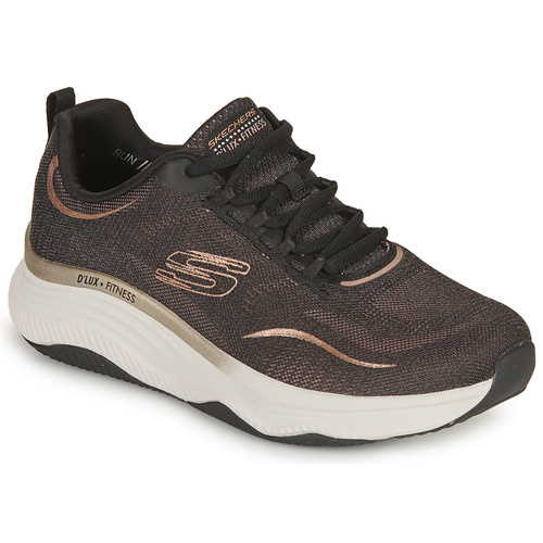 Shoes Women Low top trainers Skechers RELAXED FIT: D'LUX FITNESS - PURE GLAM  black