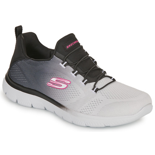 Shoes Women Low top trainers Skechers SUMMITS - BRIGHT CHARMER  black