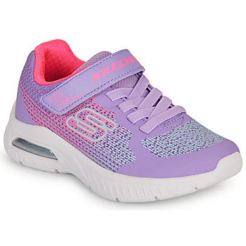 Shoes Girl Low top trainers Skechers MICROSPEC MAX PLUS Purple / Pink
