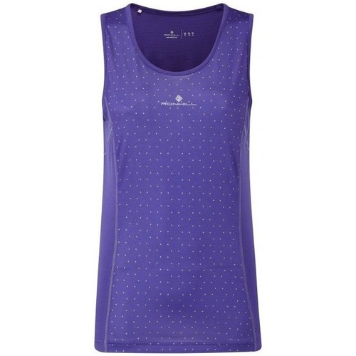 Clothing Women Short-sleeved t-shirts Ronhill Aspiration Vest Purple