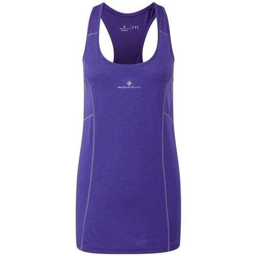 Clothing Women Short-sleeved t-shirts Ronhill Aspiration Tempo Vest Purple