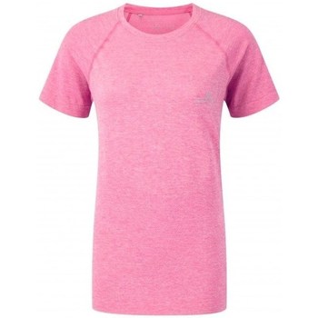 Clothing Women Short-sleeved t-shirts Ronhill Aspiration Cool Knit SS Tee Pink