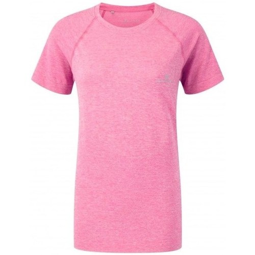 Clothing Women Short-sleeved t-shirts Ronhill Aspiration Cool Knit SS Tee Pink