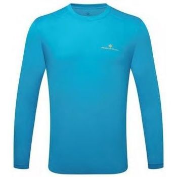 Clothing Men Short-sleeved t-shirts Ronhill Tech LS Tee Blue