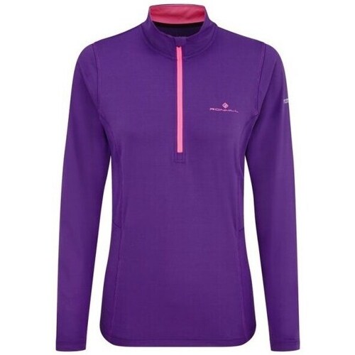 Clothing Women Sweaters Ronhill Thermal 200 12 Zip Purple