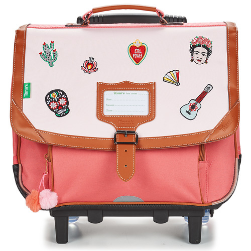 Bags Girl Rucksacks / Trolley bags Tann's ADRIANA TROLLEY 38 CM Pink