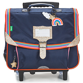 Bags Girl Rucksacks / Trolley bags Tann's LEILA TROLLEY 38 CM Marine