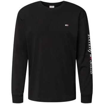 Clothing Men Short-sleeved t-shirts Tommy Hilfiger DM0DM14986BDS Black