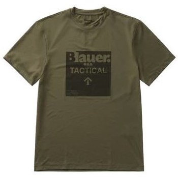 Clothing Men Short-sleeved t-shirts Blauer BLUH02428685 Green