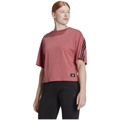 Clothing Women Short-sleeved t-shirts adidas Originals Future Icons 3STRIPES Bordeaux
