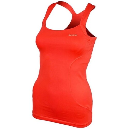 Clothing Women Short-sleeved t-shirts Reebok Sport Strap Vest Bright W Red