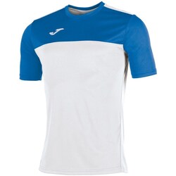 Clothing Men Short-sleeved t-shirts Joma Winner White, Blue
