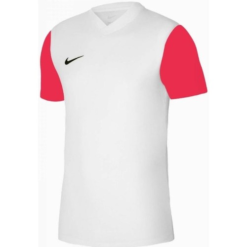 Clothing Men Short-sleeved t-shirts Nike Tiempo Premier II Jsy White, Red