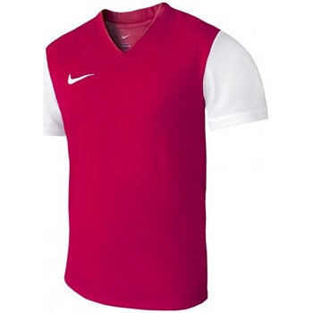 Clothing Men Short-sleeved t-shirts Nike Tiempo Premier II Red, White