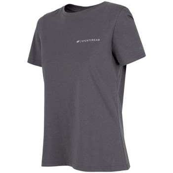 Clothing Women Short-sleeved t-shirts 4F TSD025 Grey