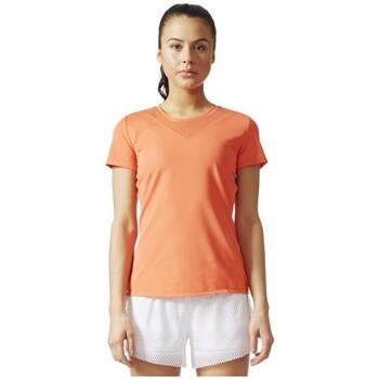 Clothing Women Short-sleeved t-shirts adidas Originals Feminine Tee Orange