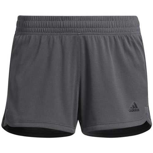 Clothing Women Cropped trousers adidas Originals Pacer 3 Stripe Knit Short W Grey