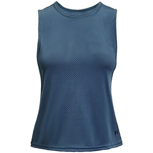Clothing Men Short-sleeved t-shirts Under Armour HG Armour Muscle Msh Tank Blue