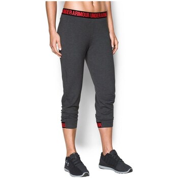 Clothing Women Trousers Under Armour Featherweight Fleece Grey