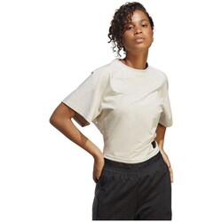 Clothing Women Short-sleeved t-shirts adidas Originals Hol Tee W White