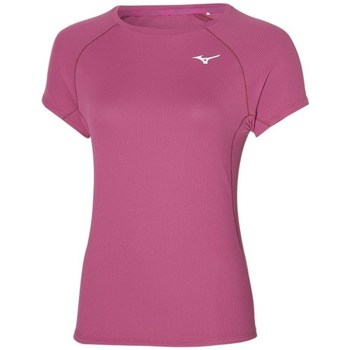 Clothing Women Short-sleeved t-shirts Mizuno Dryaeroflow Tee Pink