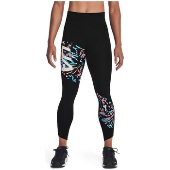 Clothing Women Trousers Under Armour Fly Fast Floral Black
