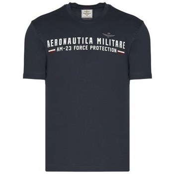 Clothing Men Short-sleeved t-shirts Aeronautica Militare TS1942J53808331 Marine