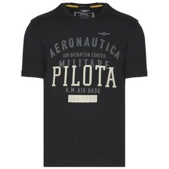 Aeronautica Militare  TS2045J56334300  men's T shirt in Black