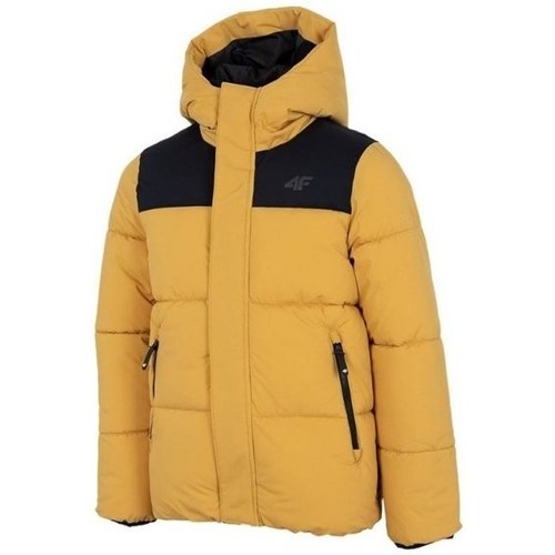 Clothing Boy Jackets 4F JKUMP004 Black, Yellow