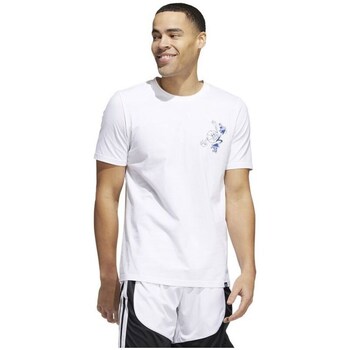 Clothing Men Short-sleeved t-shirts adidas Originals Skates Tee White
