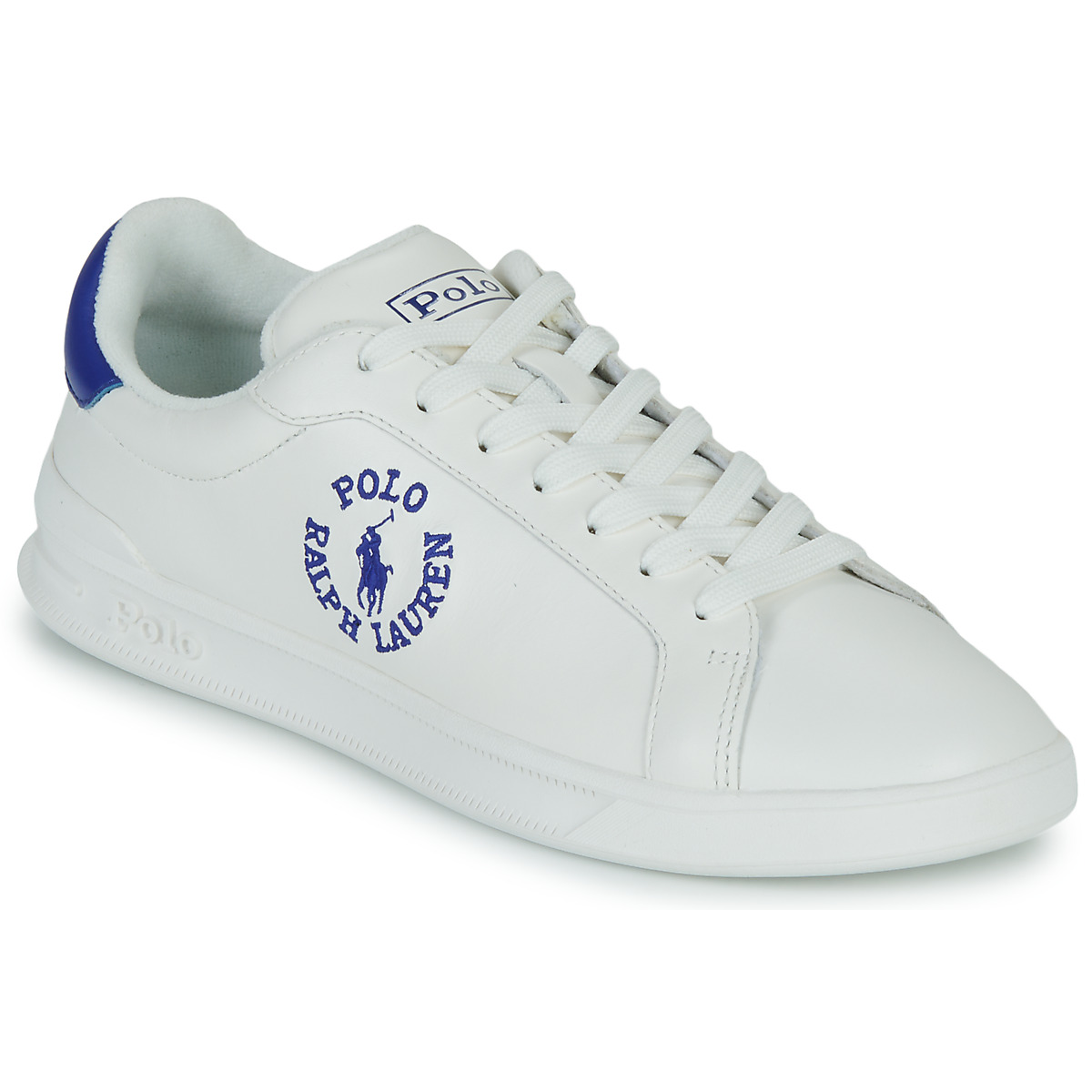 Polo Ralph Lauren Hrt Crt Cl-sneakers-low Top Lace White