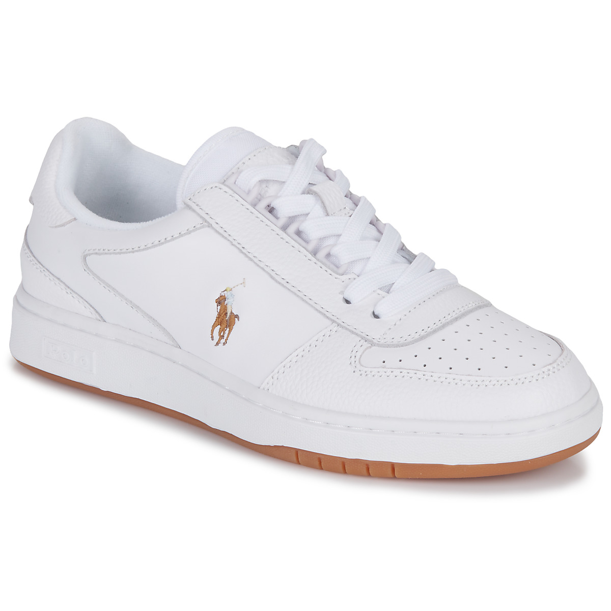 Polo Ralph Lauren Polo Crt Pp-sneakers-low Top Lace White