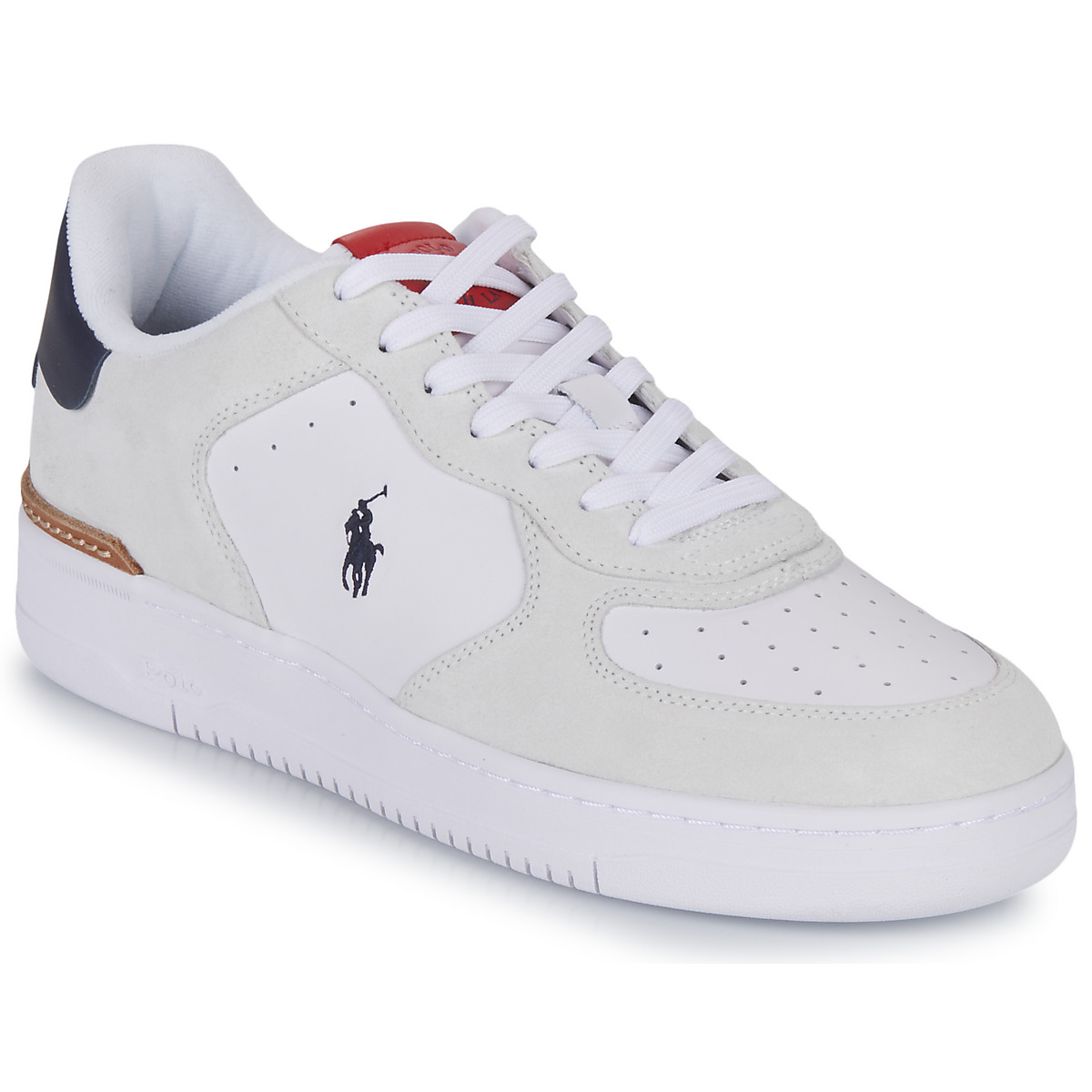 Polo Ralph Lauren Masters Crt-sneakers-low Top Lace White