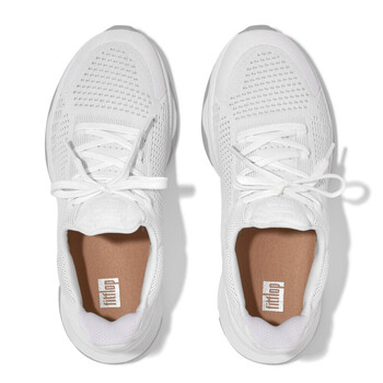 FitFlop VITAMIN FFX KNIT SPORTS SNEAKERS White