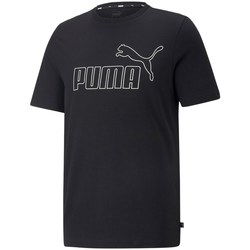 Clothing Men Short-sleeved t-shirts Puma Ess Elevated Tee Black