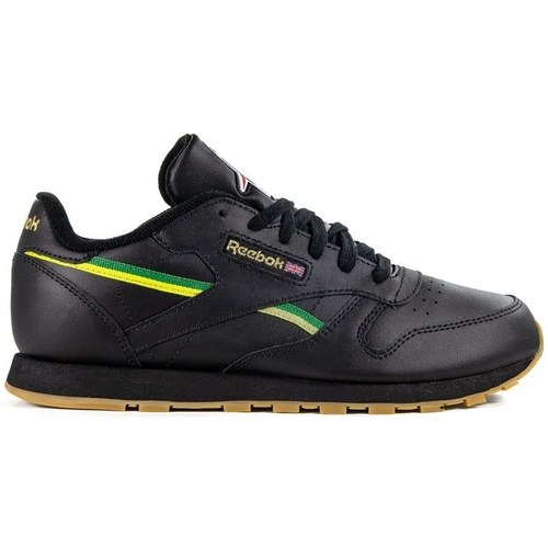 Shoes Children Low top trainers Reebok Sport Classic Leather Black