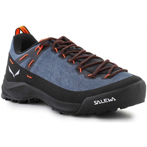 Shoes Men Low top trainers Salewa Wildfire Canvas Blue