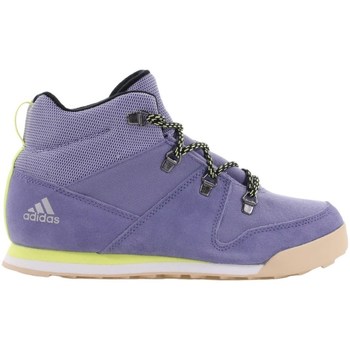 Shoes Children Hi top trainers adidas Originals Snowpitch K Purple