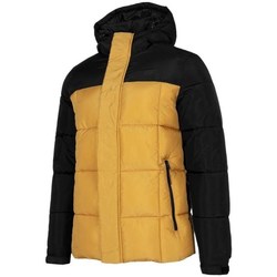 Clothing Men Jackets 4F KUMP009 Black, Yellow