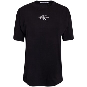 Clothing Women Short-sleeved t-shirts Calvin Klein Jeans J20J219887BEH Black