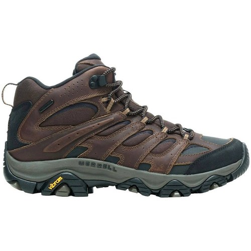Shoes Men Hi top trainers Merrell Moab Thermo Mid WP Brown