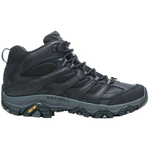 Shoes Men Walking shoes Merrell Moab Thermo Mid WP Black