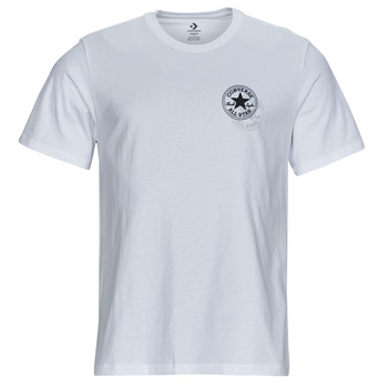 Clothing Men Short-sleeved t-shirts Converse GO-TO ALL STAR PATCH White
