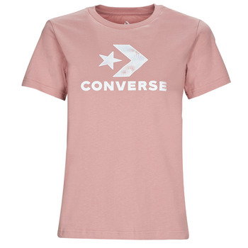 Clothing Women Short-sleeved t-shirts Converse FLORAL STAR CHEVRON Pink