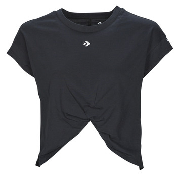Clothing Women Short-sleeved t-shirts Converse STAR CHEVRON TWIST Black