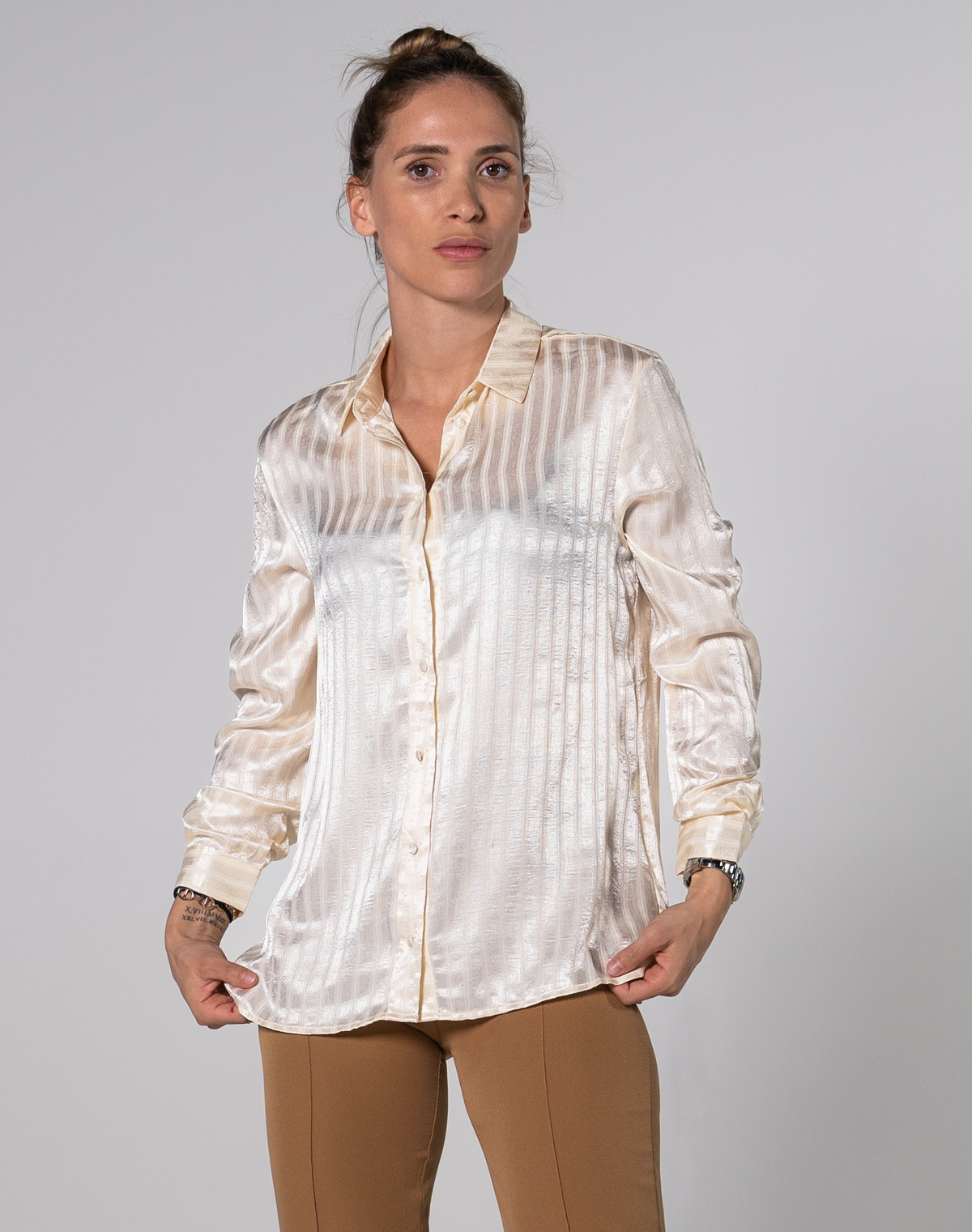 Clothing Women Tops / Blouses THEAD. CHRISTY TOP Cream