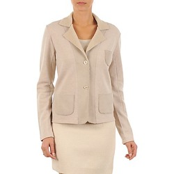 Clothing Women Jackets / Blazers Majestic 244 Beige